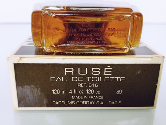 Parfum vintage « Ruse » de Corday Paris (1966) Eau de toilette 