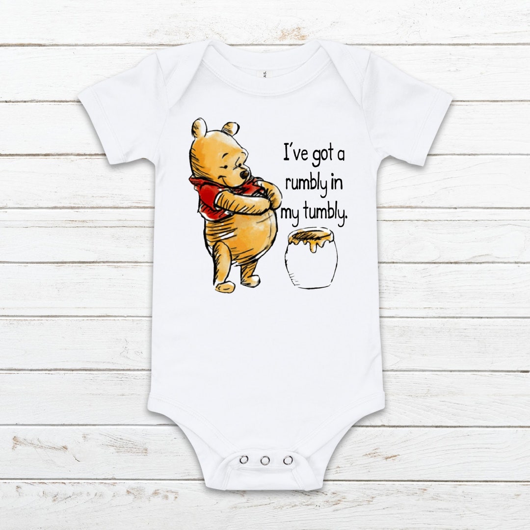 Classic Winnie the Pooh I've Got A Rumbly in My Tumbly - Etsy