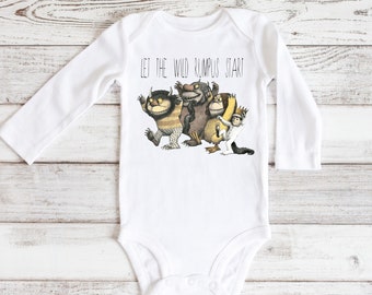 Let The Wild Rumpus Start Where The Wild Things Are Romper, Wild Ones Children's Shirt