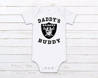 raiders jersey onesie