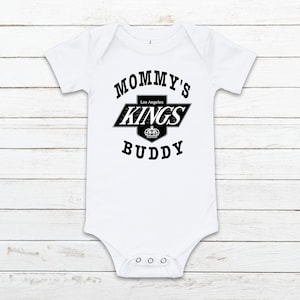 Los Angeles Kings Hockey Infant T-shirt With Snaps 18 Months Squirt Squad  black
