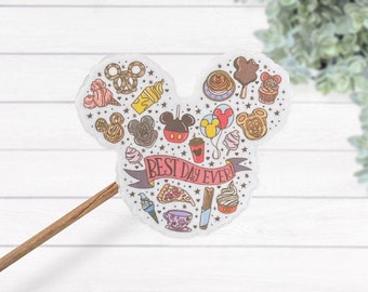 Best Day Ever Mickey Mouse Disney Waterproof Laminated Sticker, Disney Vacation