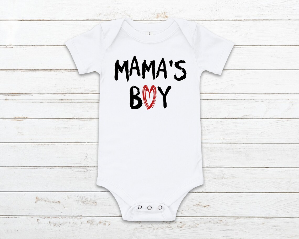 Mama's Boy Onesie Boy Onesie I Love My Mama Baby Boy Etsy