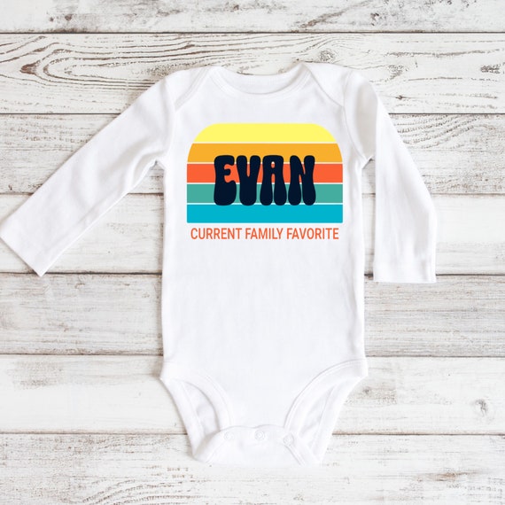Custom Current Family Favorite Onesie Personalized Children s