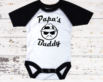 Daddy's Lowrider Buddy Baby Bodysuit, Custom Baby Bodysuit, Personalized Romper