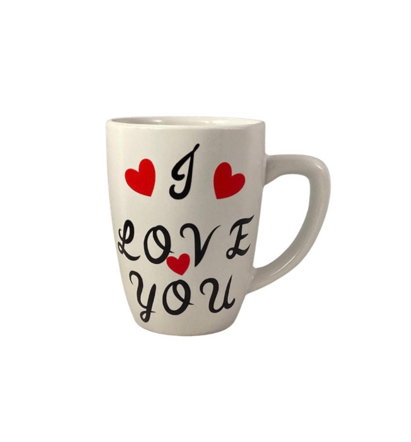 Valentines Day gift Valentines Day mug mug 15 oz I love | Etsy