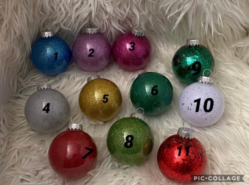 Christmas Name Ornament Name Ball Christmas Name Ball  Etsy