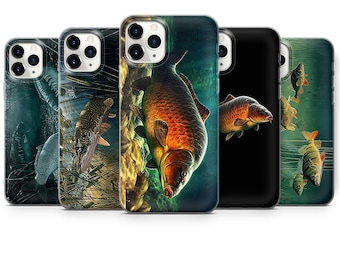 FISHING Carp Phone Case feeding mirror Cover rods Lake Bumper rod reel fit iPhone 17, 16, 15, 14 fit Samsung A16, S24FE, A36 fit Pixel 10, 9
