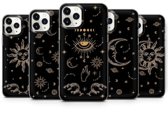 Buy Sun and Moon Phone Case: Astrological Evil Eye TPU Bumper