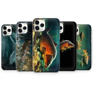 Bass Fish Out of Water Fishing Phone Case For iPhone 14 13 12 Samsung s23  Google 