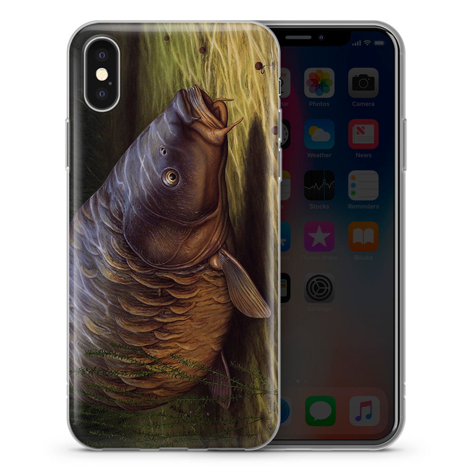 CARP FISHING Phone Case Feeding Mirror Cover Rods Night Fit Etsy UK