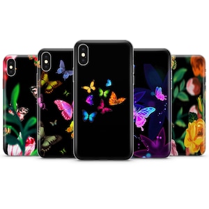Butterfly Phone Case Butterflies fly Cover fit for iPhone 17, 16, 15, 14, 13, for Samsung S24fe, S23, A72, A54, A16, A15, for Pixel 10, 9, 8