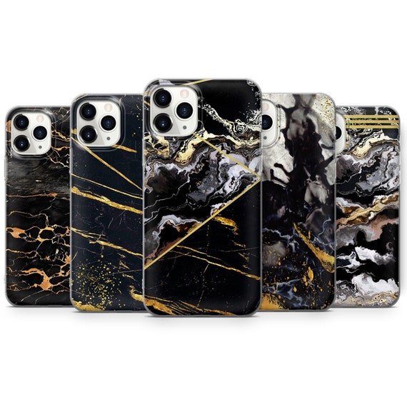 Black Marble Phone Case Gold Design Cover Aesthetic Stone Skin Colored Dark  Fit iPhone 17, 16, 15, Fit Samsung S25, A17, A56, Fit Pixel 10 - Etsy  Denmark