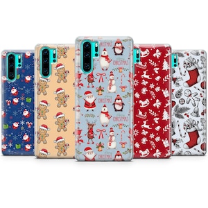 Merry Christmas Phone Case Bad Elf Santa Cover Xmas Tree Gift Deer fit Google Pixel 9, 8, 7, OnePlus 9, 9Pro 10Pro, iPhone 16, 15, Xiaomi 12