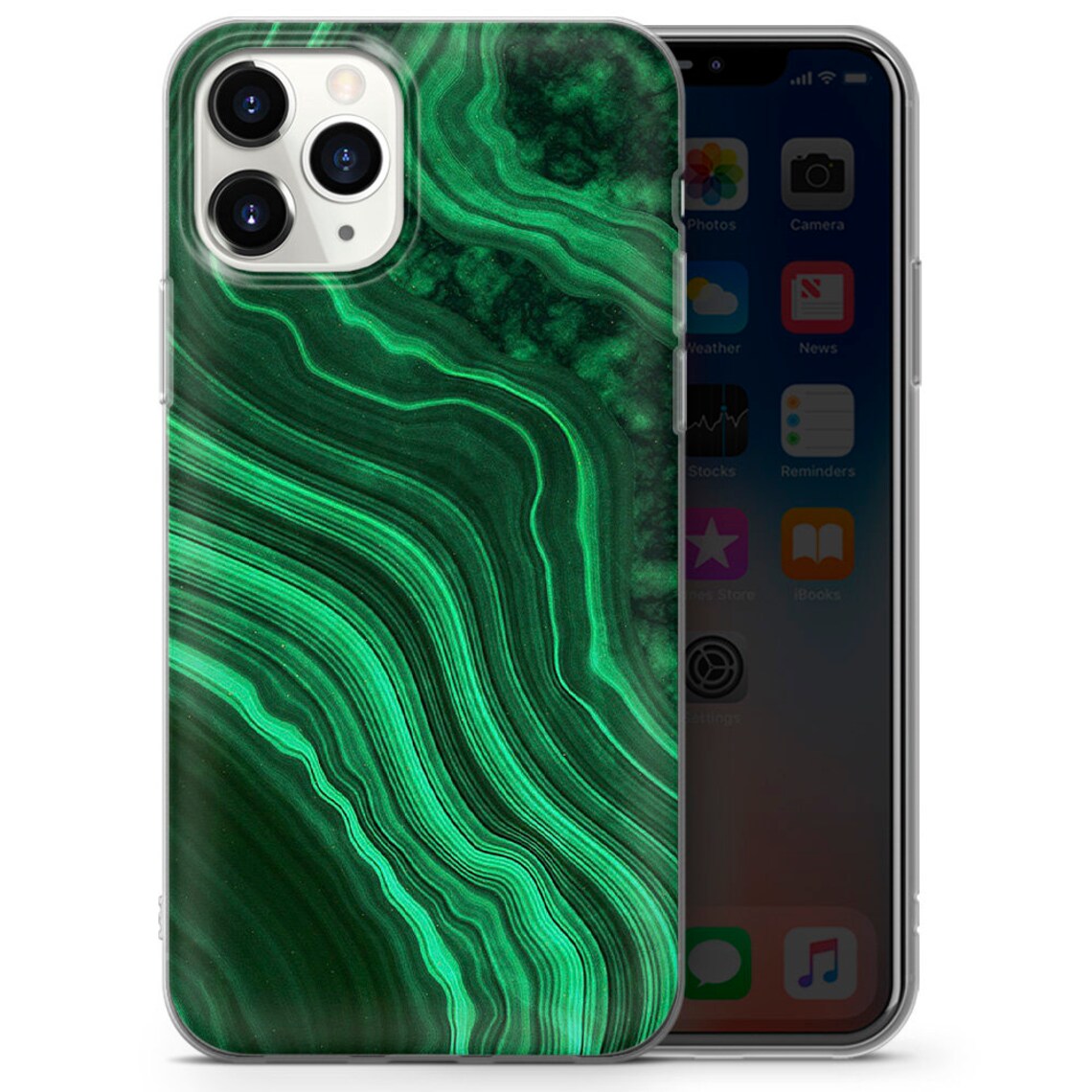 EMERALD GREEN snake Phone case cover gift nature flural Etsy