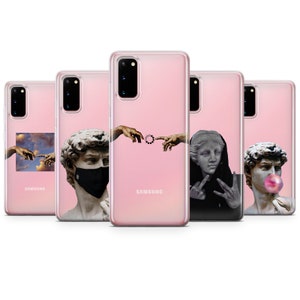 Michelangelo Phone Case Sculpture Statue Art David Cover fit Google Pixel 9, 9Pro, 8, 7A, 6A, OnePlus 9Pro 10Pro, iPhone 16, 15, Xiaomi 12