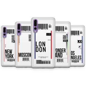 Étui pour téléphone et billet d'avion, housse pour carte d'embarquement, pare-chocs pour avion, compatible avec Google Pixel 9, 8, 7, Pro OnePlus 9 9Pro 10Pro, Honor 70, iPhone 16, 15