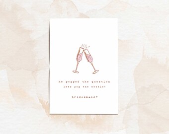 Glasses Bridesmaid