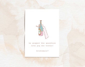 Champagne Bridesmaid