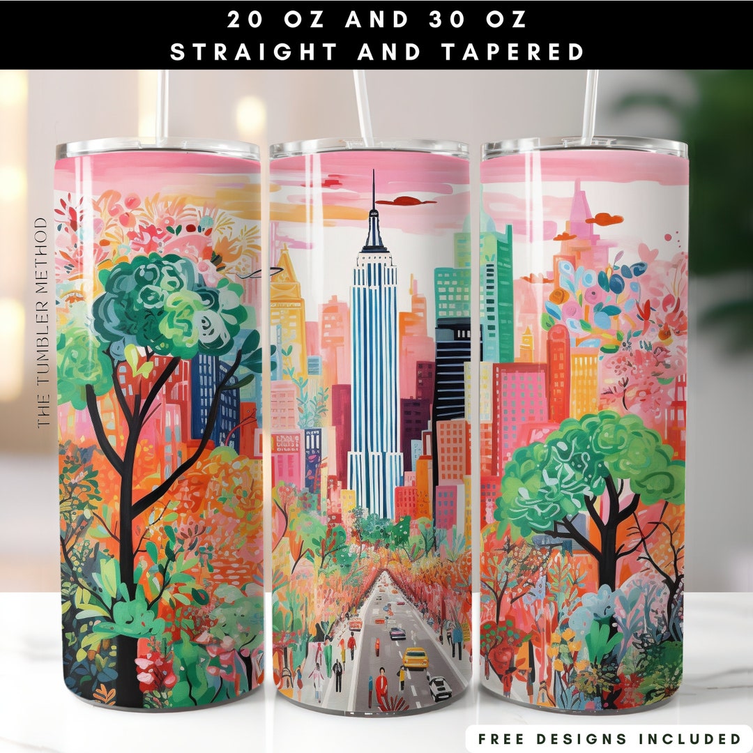 Mug New York City - Impression Par Sublimation, Qualité Grade A, Couleur Blanc, Motif Paysage NY, Fabriqué En France