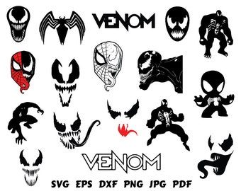 Download Craft Supplies Tools Dxf Venom Clipart Cut File Eps Flexycreatives Vc 95 Venom Png Venom Svg Vector Venom Clip Art Pdf Venom Cricut Svg Drawing Drafting