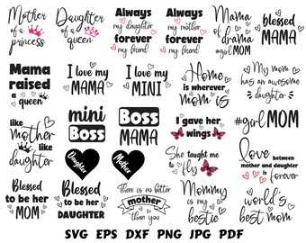 Download Mother Daughter Svg Etsy