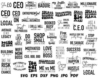 Entrepreneur Svg for Commercial Use Entrepreneurship Svg Small Business Owner Svg Motivational Svg Inspirational Svg Hustle Svg Boss Shirt