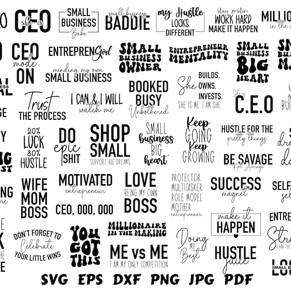 Entrepreneur Svg - Etsy