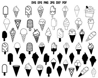 アイスクリーム SVG | アイスクリーム クリップアート | 夏 SVG | アイスクリーム クリカット | アイスクリーム デザイン | アイスクリーム コーン SVG | ビーチ SVG | 夏 クリップアート PNG