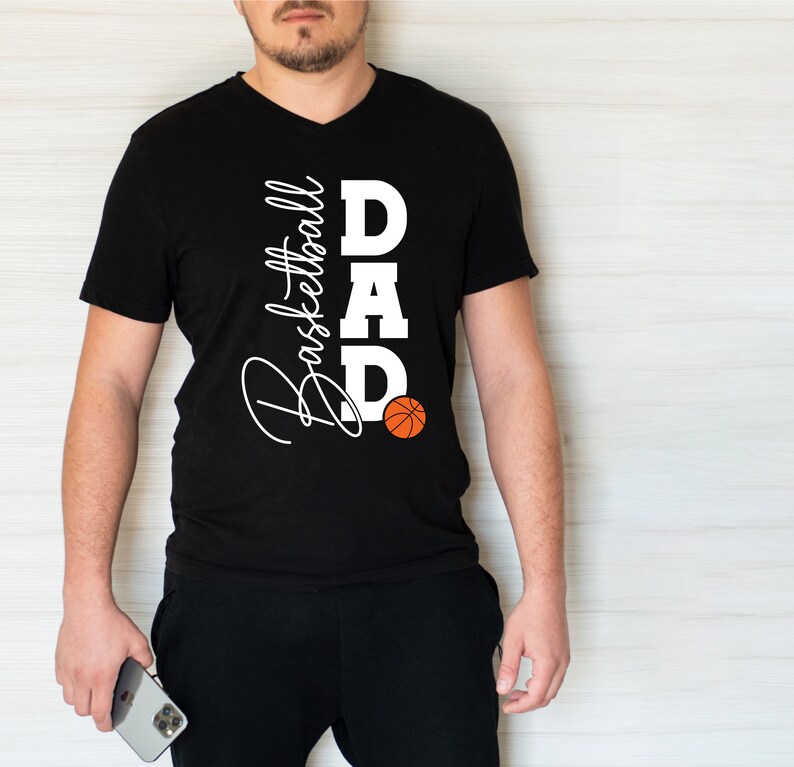 Basketball Dad SVG Basketball SVG Basketball Cut File Basketball Ball SVG Basketball Cricut Basketball Clipart Basketball Printable Shirt image 5