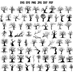 Tree SVG | Dead Tree SVG | Tree Silhouette | Tree Cut File | Tree Cricut | Tree Printable | Tree Sublimation | Tree Vector | Tree Design Png