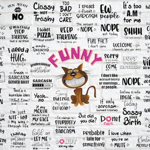Funny Svg Bundle Funny Quotes Svg Sarcastic Svg Sarcasm Svg Funny Sayings Svg Sarcasm Cut File Funny Cut File Funny Cricut Funny Silhouette