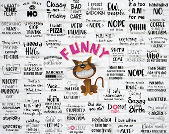 Funny Svg Bundle Funny Quotes Svg Sarcastic Svg Sarcasm Svg Funny Sayings Svg Sarcasm Cut File Funny Cut File Funny Cricut Funny Silhouette