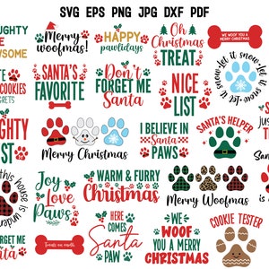 Dog Christmas SVG | Christmas Dog SVG | Dog SVG | Dog Bandana Svg | Dog Quotes Svg | Funny Dog Svg | Christmas Clipart | Cut Files | Cricut