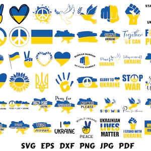 Ukraine SVG | Ukraine Zitat SVG | Ich stehe mit der Ukraine SVG | Stopp Krieg SVG | Ukraine-Flaggen-Svg | Ukraine T-Shirt | Cricut | Clipart | Vinyl Png