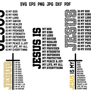 Jesus is my SVG | Jesus SVG | Christian SVG | Faith Svg | Religious Svg | Bible Svg | Jesus Quote Svg | Scripture Svg | Jesus T shirt Cricut