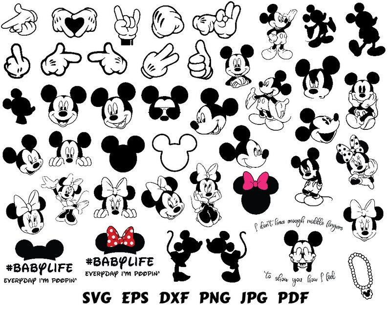 Free Free 258 Disney Minnie Mouse Head Svg SVG PNG EPS DXF File