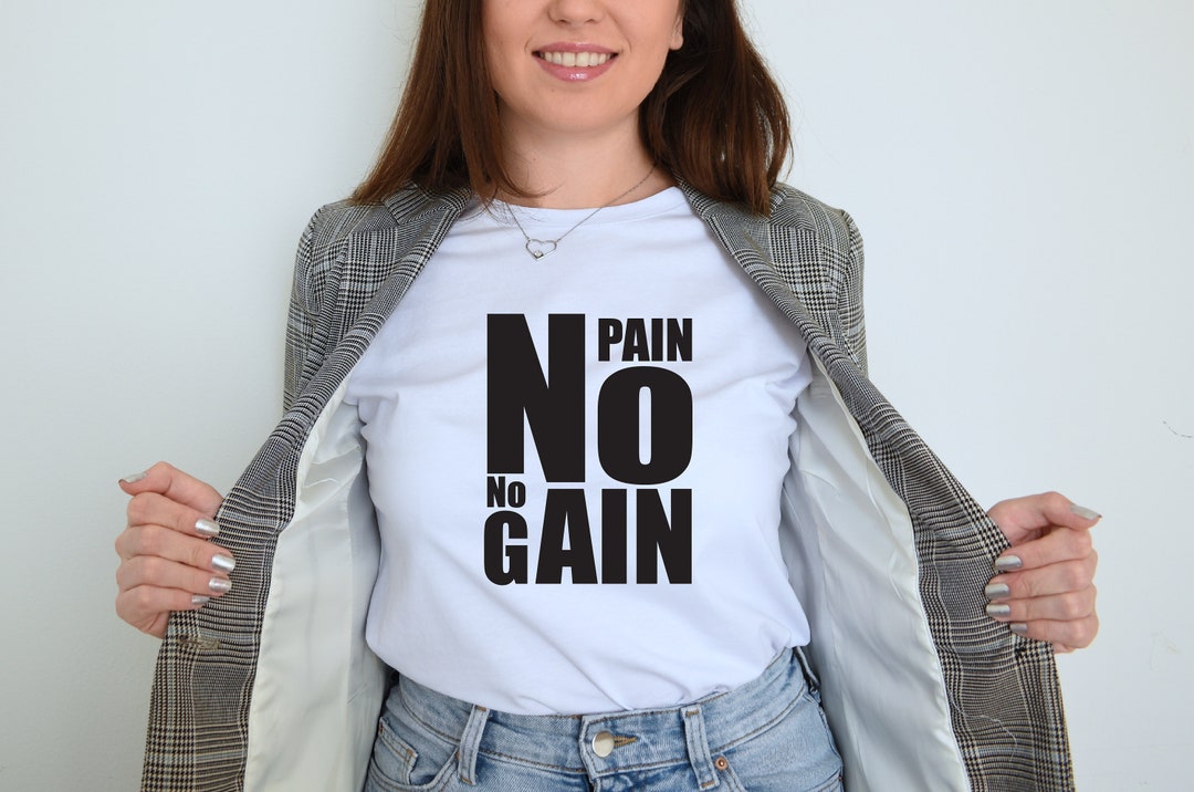 No Pain No Gain Svg Motivational Svg Inspirational Svg Gym Svg Gym ...