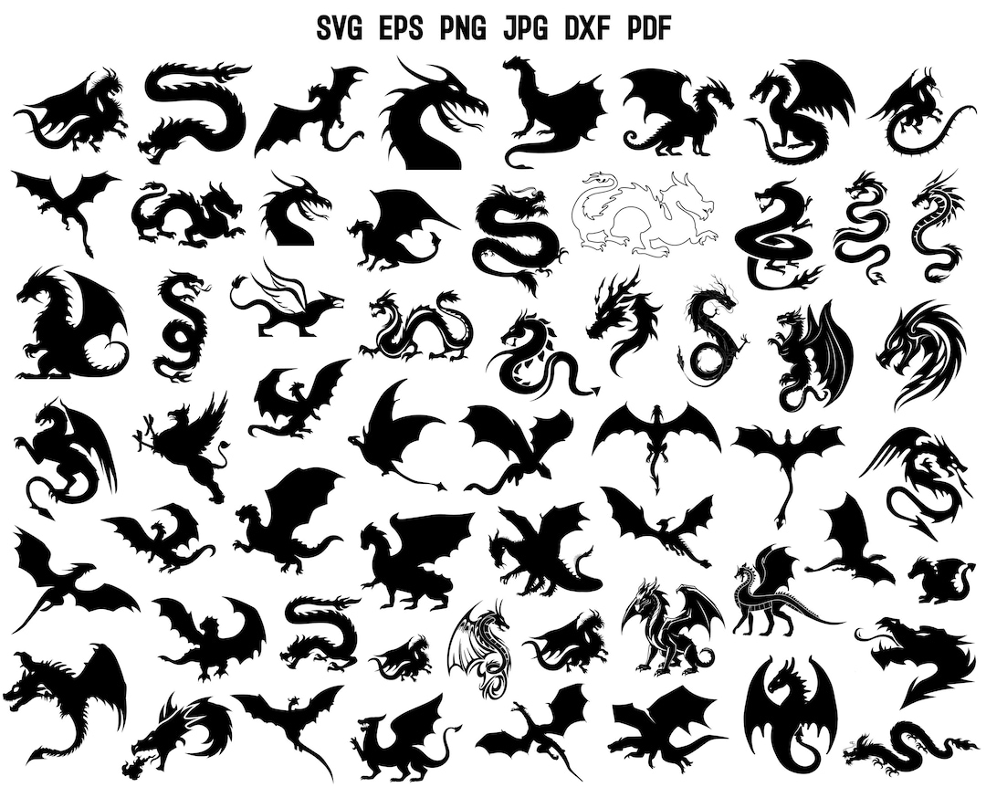 Dragon SVG Dragon Silhouette Dragon Cut File Dragon Clipart dragon-svg-dragon-silhouette-dragon-cut-file-dragon-clipart