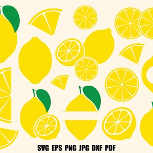 Lemon SVG for Commercial Use Lemon Clipart Summer Svg Groovy Svg Retro Svg Beach Svg Lemonade Svg Summer Clipart Lemon Cut File Printable