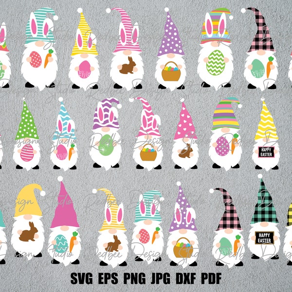 Easter Gnome Svg Easter Svg Easter Bunny Svg Happy Easter Svg Easter Egg Svg Gnome Svg Spring Svg Bunny Svg Gnome Cut File Easter Shirt Svg