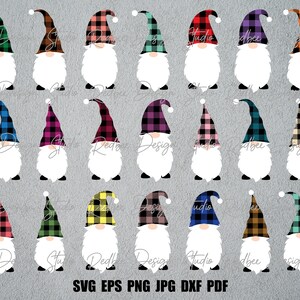 Gnome Svg Buffalo Plaid Gnome Svg Gnomes Svg Christmas Gnome Svg Holiday Gnome Svg Holiday Decoration Gnome Cut File Cricut Clipart Vector