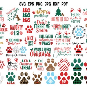 Cat Christmas SVG | Christmas Cat SVG | Cat SVG | Cat Ornament Svg | Cat Quotes Svg | Funny Cat Svg | Christmas Clipart | Cut Files | Cricut