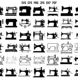 Sewing Machine SVG | Sewing SVG | Sewing Silhouette | Tailor Svg | Crafting Svg | Love Sewing Svg | Sewing Machine Cricut | Clipart | Vector