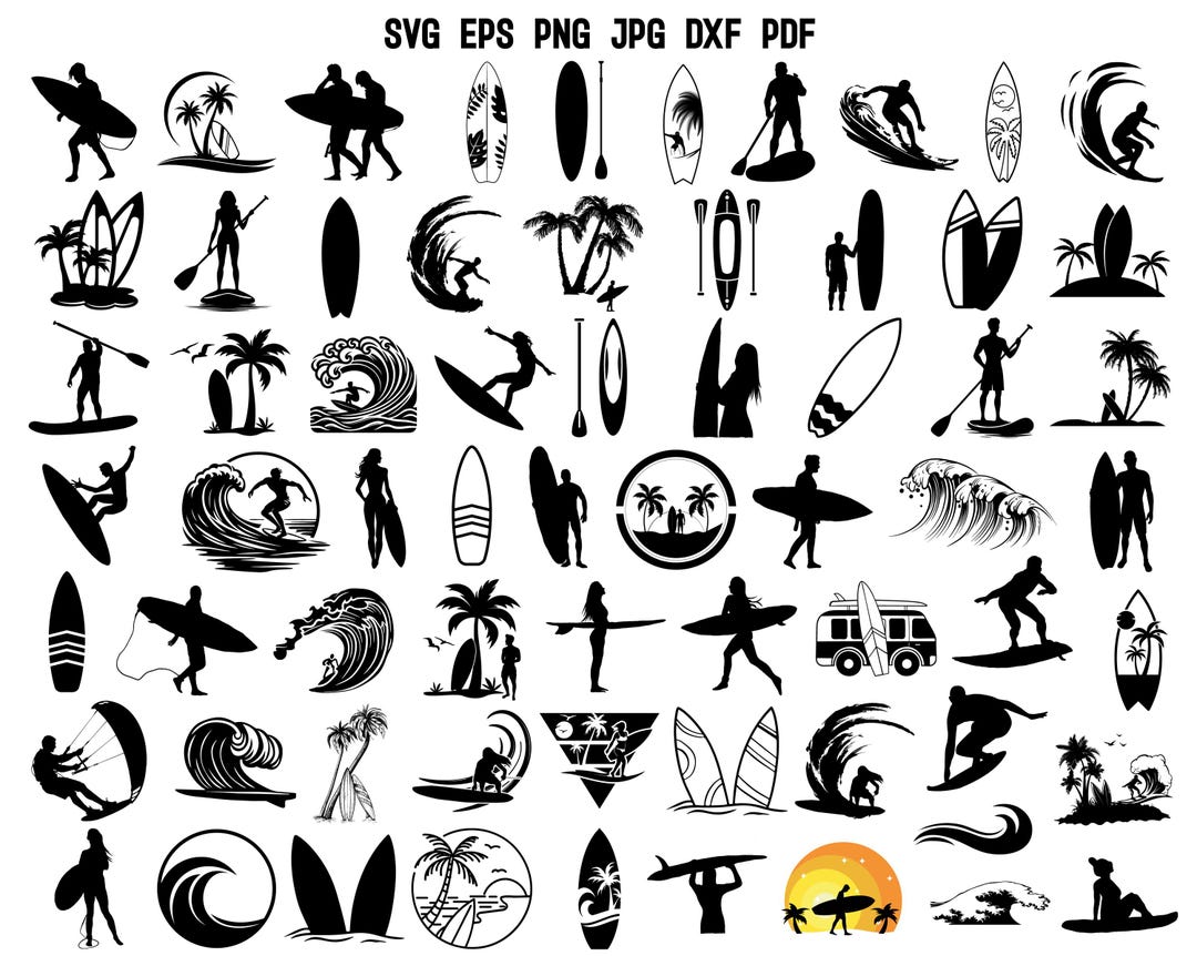 Surfing SVG | Beach SVG | Summer SVG | Surfing Cricut | Cut Files ...