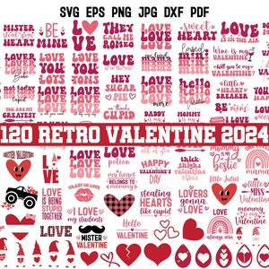 Valentine&#39;s Day SVG | Retro Valentine SVG | Kids Valentine SVG | T shirt Svg | Love Svg | Cupid Svg | Heart Svg | Valentine Clipart Cricut