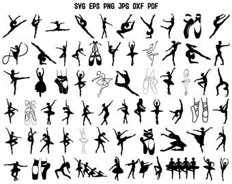Dance SVG | Dance Silhouette | Dance Cut File | Dance Clipart | Dancer SVG | Dance Mom Svg | Dance Team Svg | Ballet Svg | SVG for Dancers