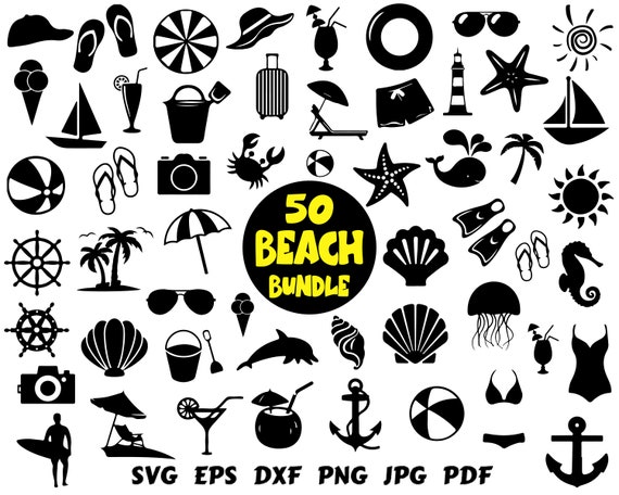 Download Summer Bundle Svg Beach Cut File