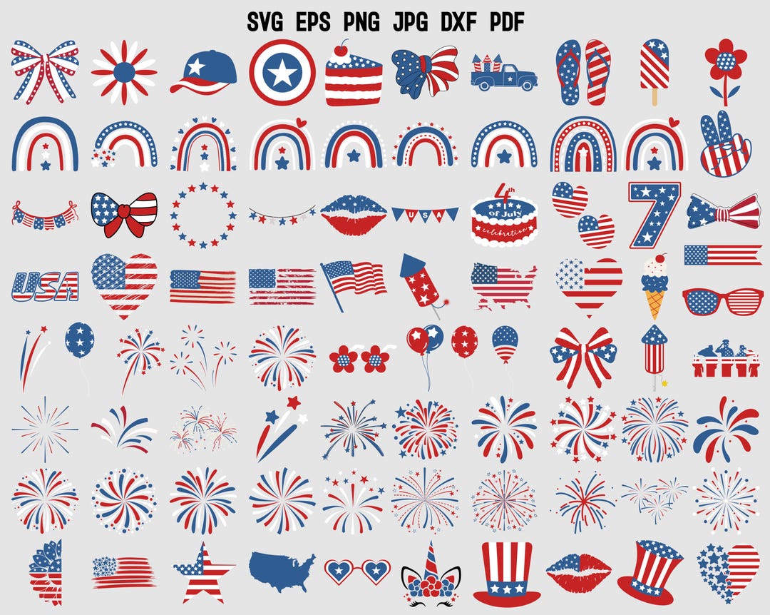 4th of July SVG Bundle | Independence Day SVG | America Svg | Patriotic ...
