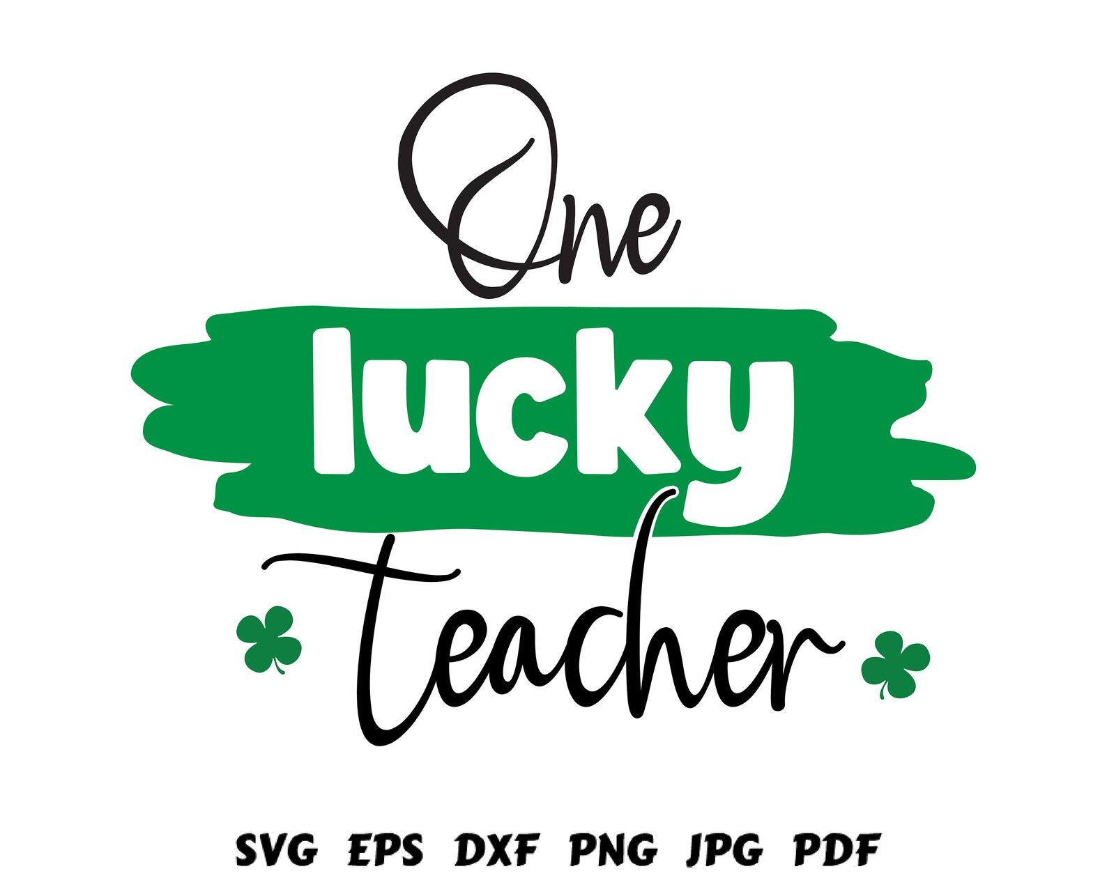 Lucky Teacher Svg Lucky Teacher Cut File Teacher Svg | Etsy